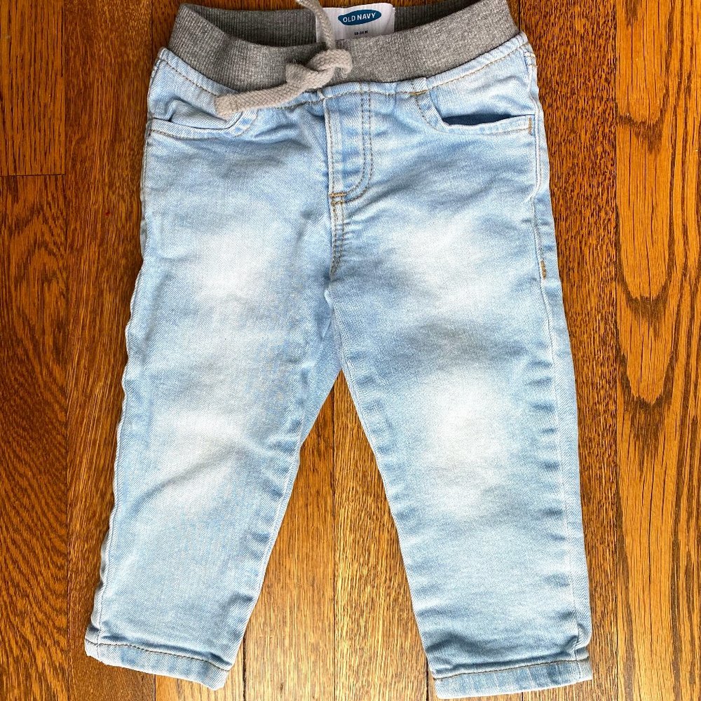 Old Navy Light-Wash Jeans - Size 18-24M
